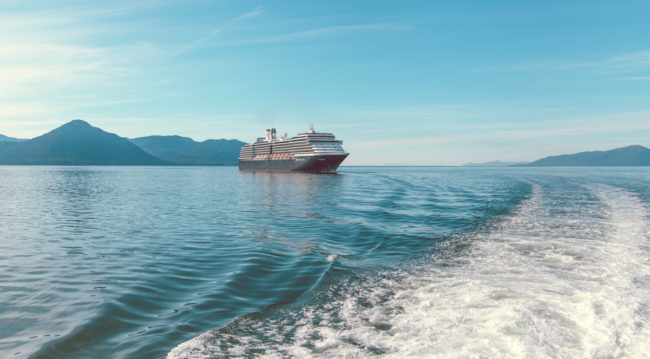 The Boat by Mako Miyamoto Travel and Lifestyle Photography Cruise Alaska ocean waves blue