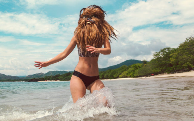 Ocean Air Salty Hair Mako Miyamoto Photography Lifestyle Wookie Star Wars Chewbacca Babe on Oceas Beach